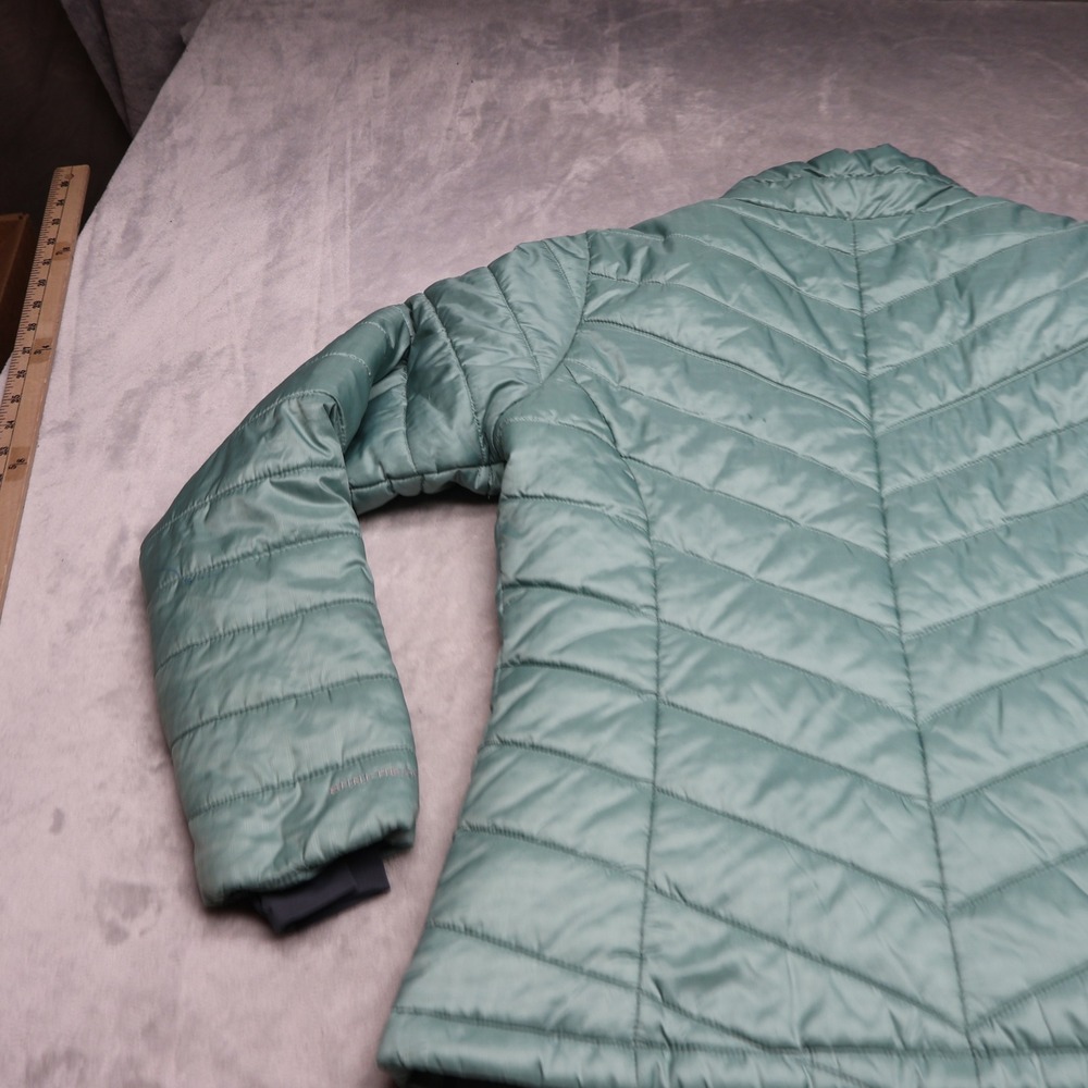 Columbia Jacket Women Medium Powder Lite Omni-Heat Insulated Warm Quilted Puffer - Picture 9 of 15